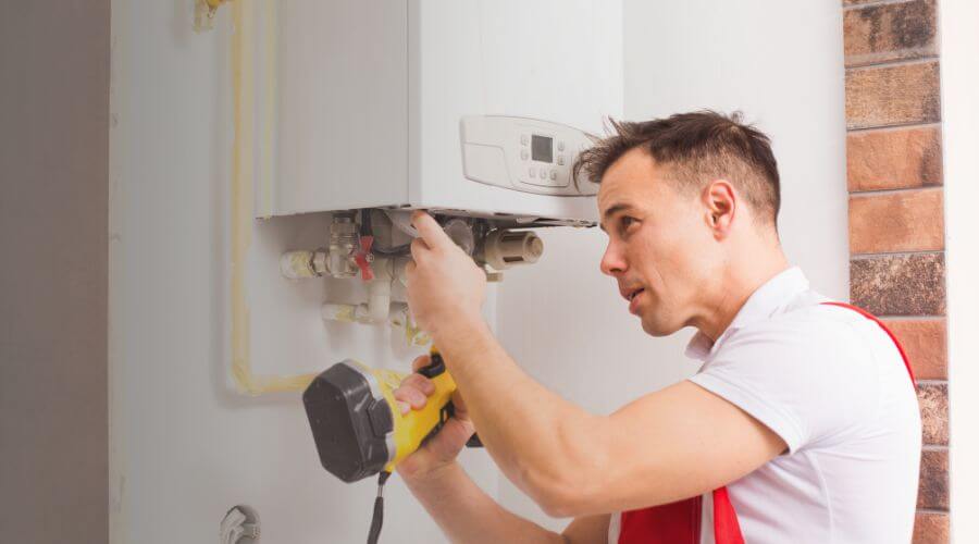 Local tankless water heater installation in Victoria, VA
